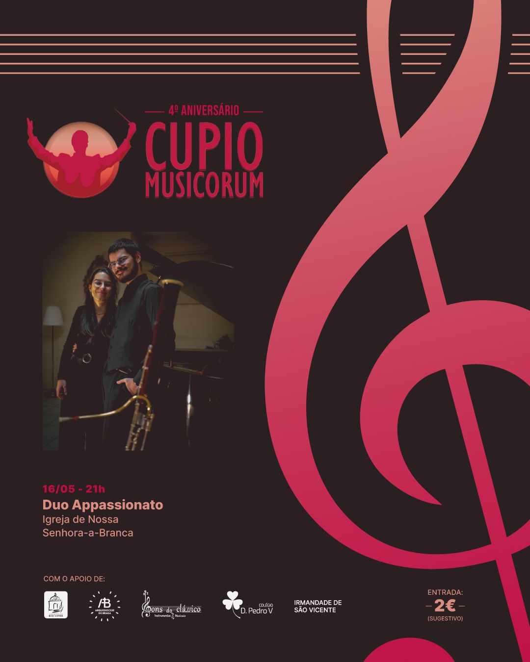 Ciclo de Concertos de Aniversário - Duo Appassionato
