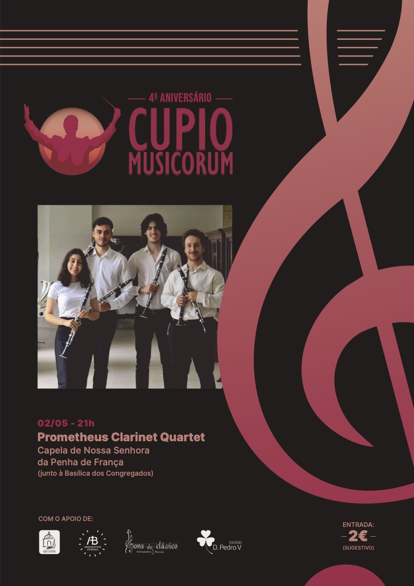 Ciclo de Concertos de Aniversário - Prometheus Clarinet Quartet