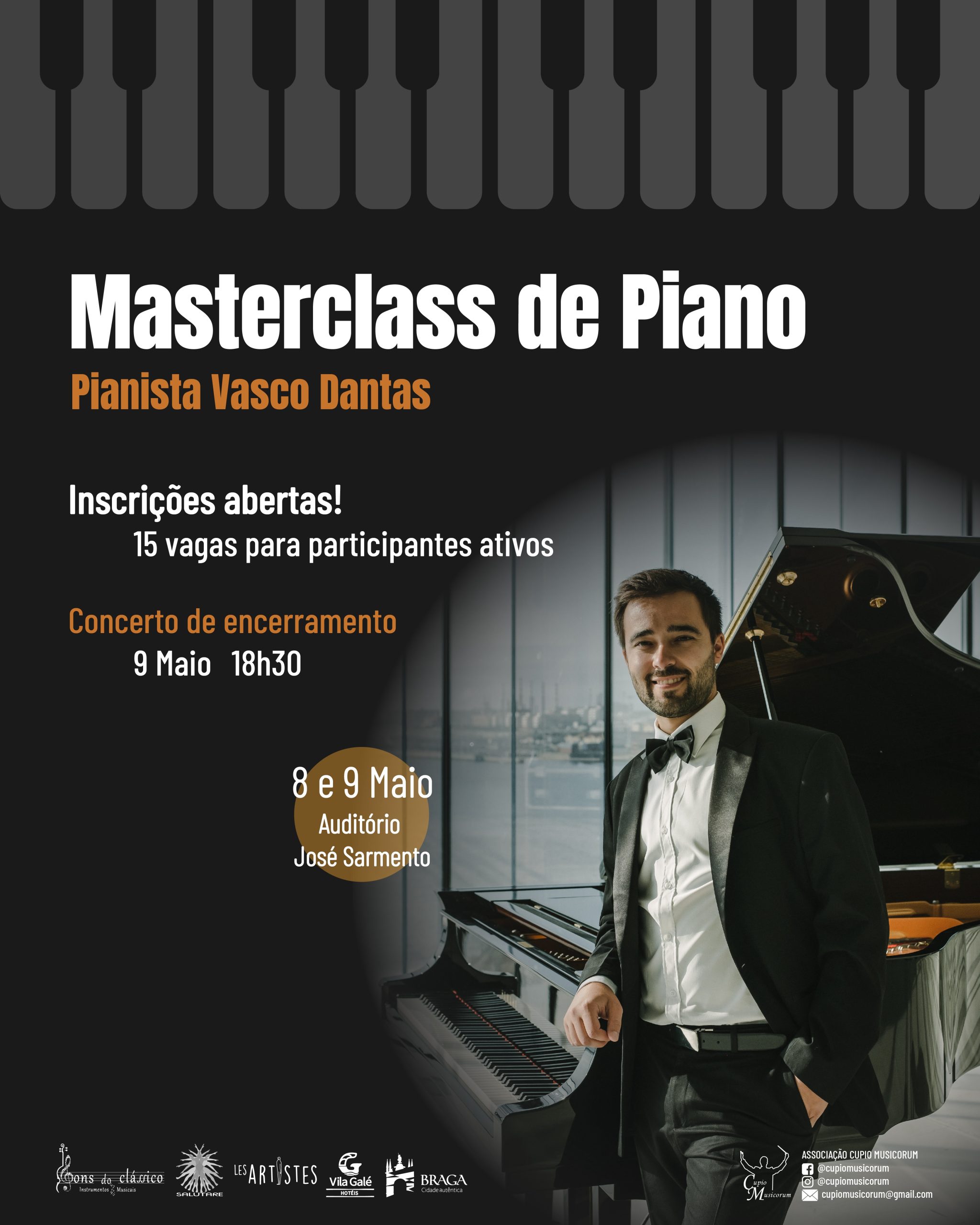 Masterclass de Piano - Vasco Dantas