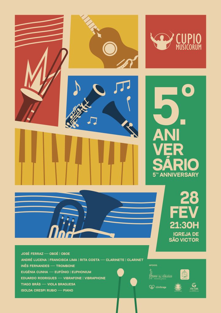 Concerto do 5.º Aniversário da Associação Cupio Musicorum