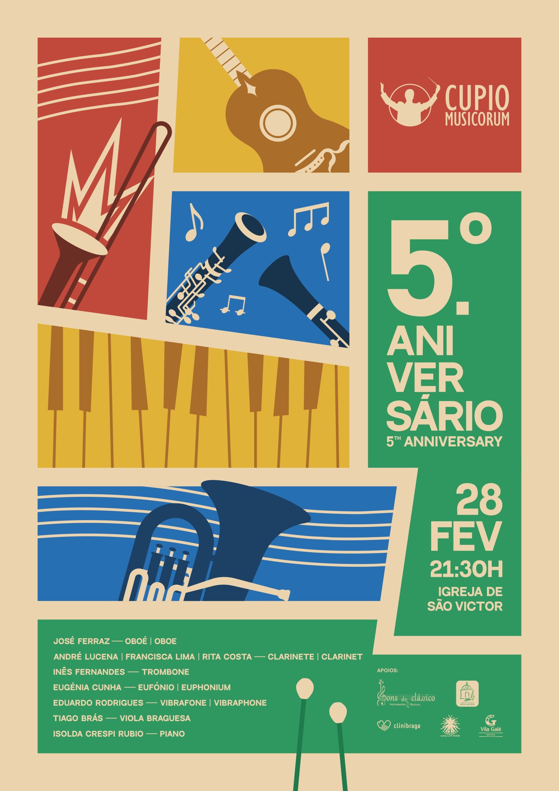 Concerto do 5.º Aniversário da Associação Cupio Musicorum